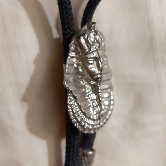 Vintage Pharaoh Bolo Tie - Picture 3 of 4